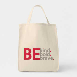 Wees aardig tote bag