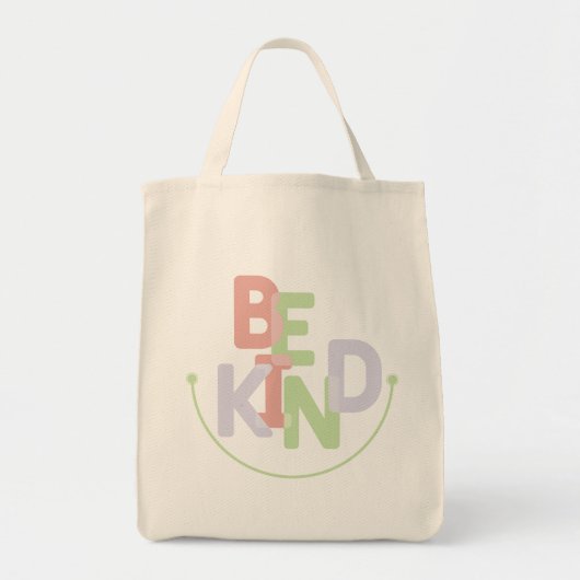 Wees aardig tote bag (Voorkant)