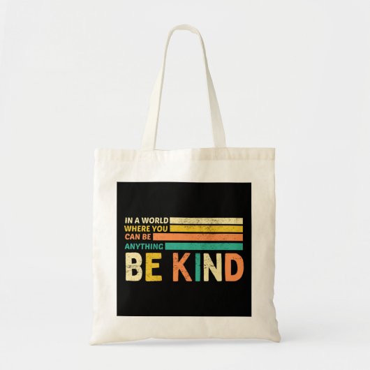 Wees aardig tote bag (Voorkant)