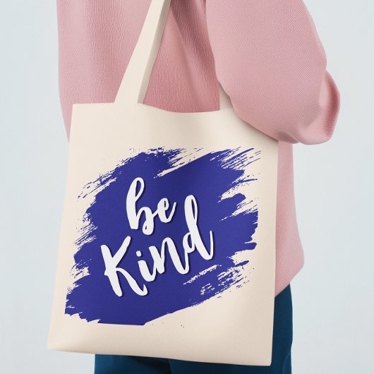 Wees aardig tote bag