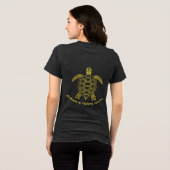 Wees aardig Tri-Blend shirt (Achterkant volledig)
