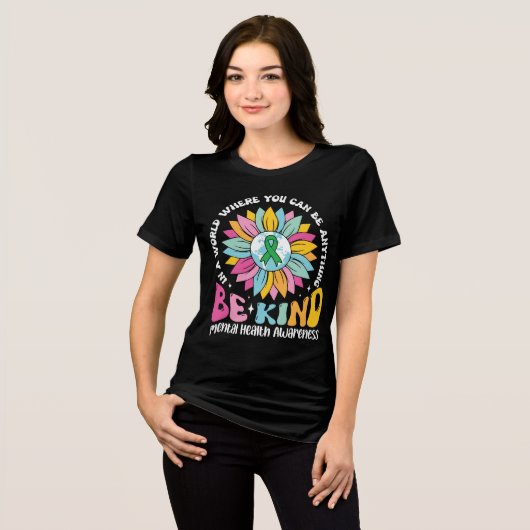 Wees Aardig Tri-Blend T-shirt (Voorkant volledig)