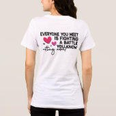 Wees Aardig Tri-Blend T-shirt (Achterkant)