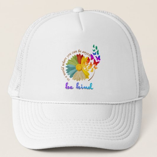 Wees aardig | trucker pet (Voorkant)