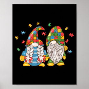 Wees aardig voor autisme kabouters autisme bewustz poster