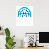 wees aardig voor autisme regenboog poster (Thuiskantoor)