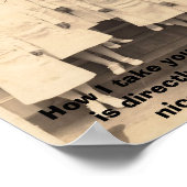  - wees aardig voor de verpleegkundigen; poster (Hoek)