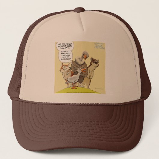 Wees Aardig Voor Eenden Grappig Trucker Pet (Voorkant)