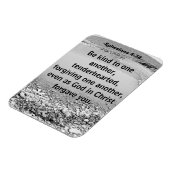 Wees aardig voor elkaar Bijbelcitaat Magneet (Linkerzijde)