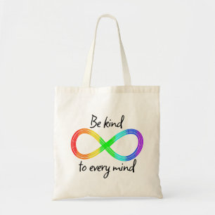 Wees aardig voor elke geest - Autisme Acceptatie R Tote Bag