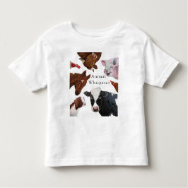 Wees aardig voor elke soort, boerderijdieren kinder shirts