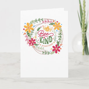 Wees aardig voor iedereen kaart