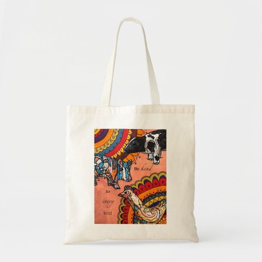 Wees aardig voor iedereen tote bag (Voorkant)