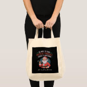Wees aardig voor je fysiotherapeut, Santa Watching Tote Bag (Voorkant (product))