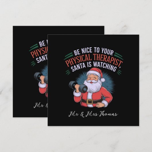 Wees aardig voor je fysiotherapeut, Sinterklaas ki Kaart (Voorkant / Achterkant)