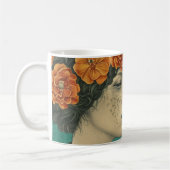 Wees aardig voor je geest Artistic Green B / G Koffiemok (Links)