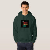 "Wees aardig voor je geest" - Deep Forest Hoodie (Voorkant volledig)
