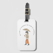 Wees aardig voor jezelf bagagelabel (Voorkant (verticaal))