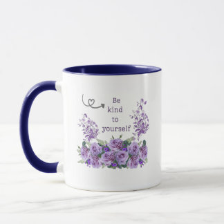 wees aardig voor jezelf bloemrijke inspirerende mo mok