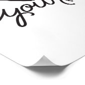 Wees aardig voor jezelf - druk af poster (Hoek)