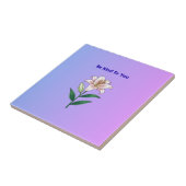 Wees aardig voor jezelf Lily Zelfzorg  Tegeltje (Zijkant)