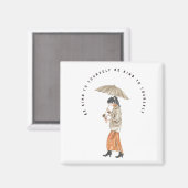 Wees aardig voor jezelf magneet (Voorkant / Achterkant)