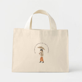 Wees aardig voor jezelf mini tote bag
