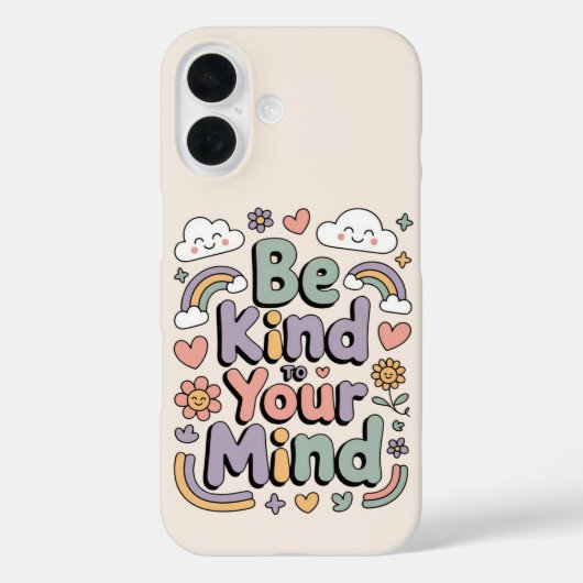 Wees aardig voor jezelf, Motiverend, Inspirerend Case-Mate iPhone Case (Achterkant)