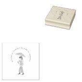 Wees aardig voor jezelf rubberstempel (Gestempeld)