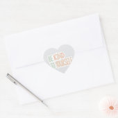 Wees aardig voor jezelf Sticker- 20 Mini Hartstick Hart Sticker (Envelop)