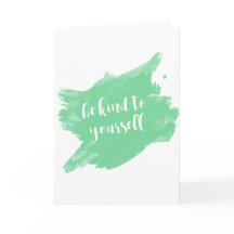 Wees aardig voor jezelf Waterverf