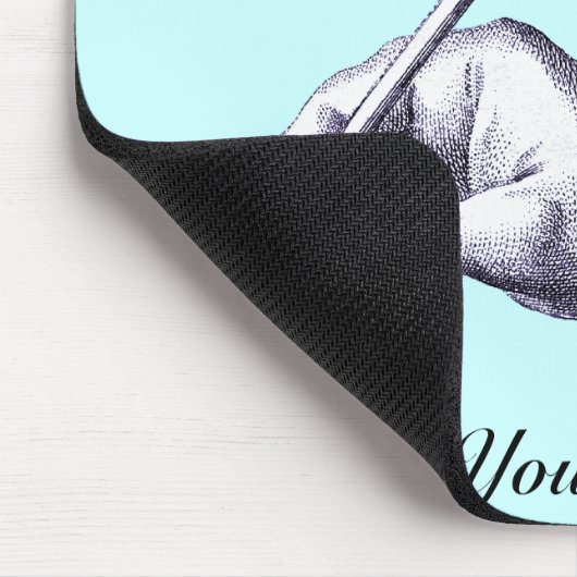 Wees aardig voor me, onthoud dat ik je loonstrookj muismat (Hoek)