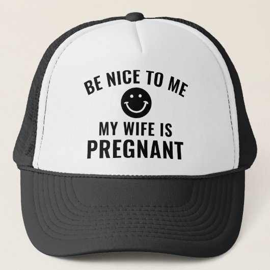 Wees aardig voor me trucker pet (Voorkant)