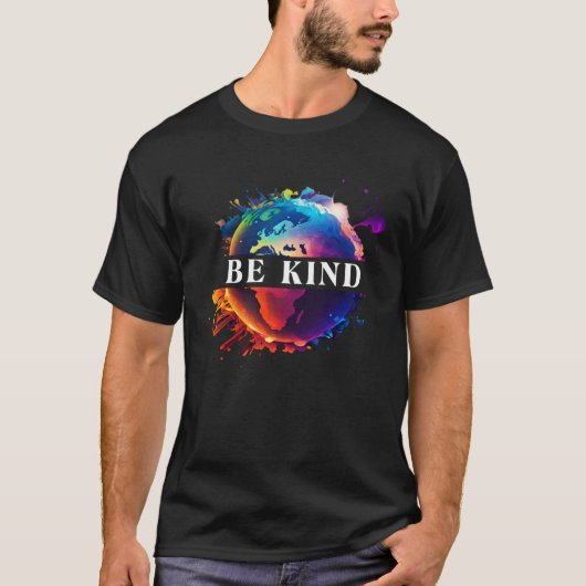 Wees aardig voor Moeder Aarde Milieubescherming T-shirt (Voorkant)