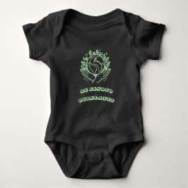 Wees aardig voor onze planeet: Caring Hands Earth  Romper