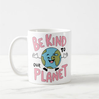 Wees aardig voor onze planeet 💚 koffiemok