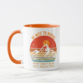 Wees aardig voor wandelaars die ze kennen plaatsen mok (Links)