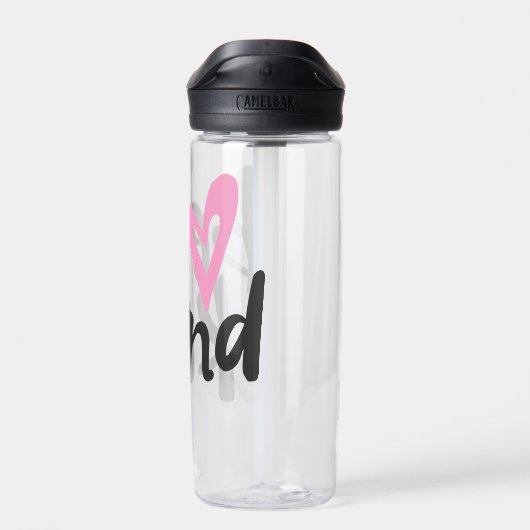 Wees aardig waterfles (Achterkant)