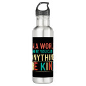 Wees aardig waterfles  (Voorkant)