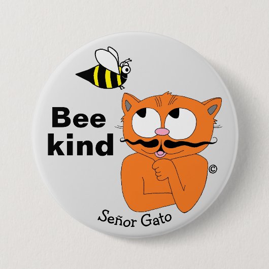 Wees Aardig (wees aardig) Inspirerende Grappige Sl Ronde Button 7,6 Cm (Voorkant)