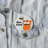 Wees Aardig (wees aardig) Inspirerende Grappige Sl Ronde Button 7,6 Cm (In situ)