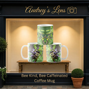 Wees aardig, wees cafeïnehoudend koffiemok