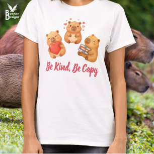 WEES AARDIG WEES CAPYBARA Schattige Waterverf Capy T-shirt