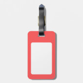 Wees aardig. Wees gelukkig. Wees jezelf. Fles Baga Bagagelabel (Achterkant verticaal)