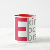 Wees aardig, wees vet, wees moedige Mok (Midden)