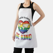 Wees aardig Wereld Hart Regenboog Vector T-Shirt O Schort (Insitu)