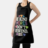 Wees aardig Woorden niet terugspoelen grappig Schort (Insitu)