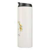 Wees aardig, zonnebloem, botanische poot thermosbeker (Geroteerd rechts)