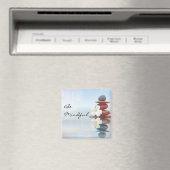 "Wees alert" Zen Rock Magneet (Insitu (Vaatwasser))