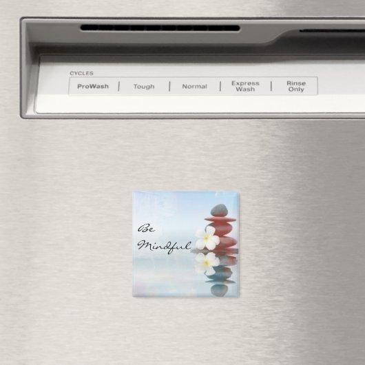 "Wees alert" Zen Rock Magneet (Insitu (Vaatwasser))